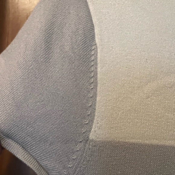 Philosophy Fit & Flare Knit Stripe Sweater Dress Gray Sz M  Like New Condition - Picture 4 of 7